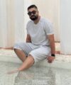 ست تیشرت و شلوارک ( پارچه بیسکوییتی)