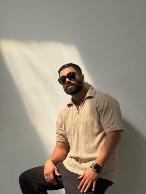 تیشرت نیم زیپ etro