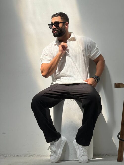 تیشرت نیم زیپ etro