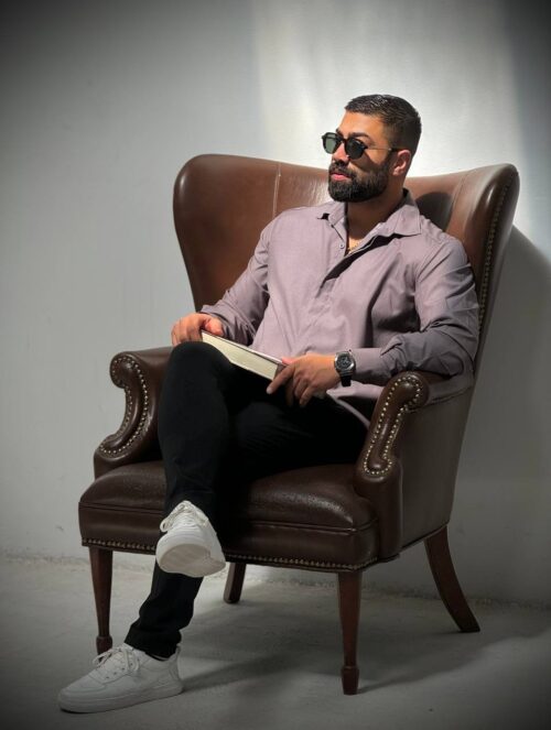 پیراهن کلاسیک قاپک مخفی