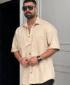 پیراهن کتان تک جیب