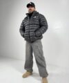 کاپشن کلاه دار north face