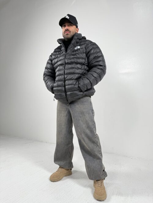 کاپشن کلاه دار north face