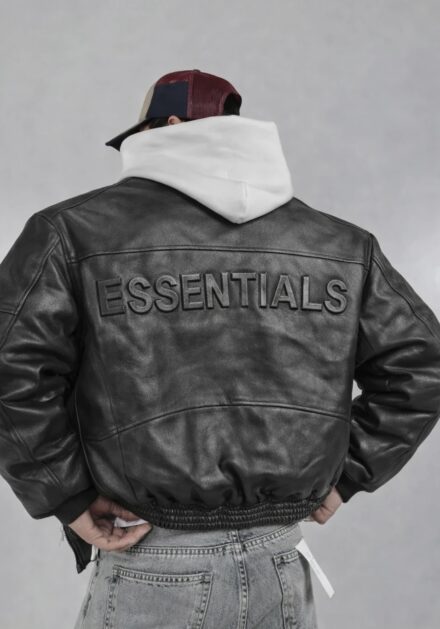 کاپشن چرم داغیESSENTIALS