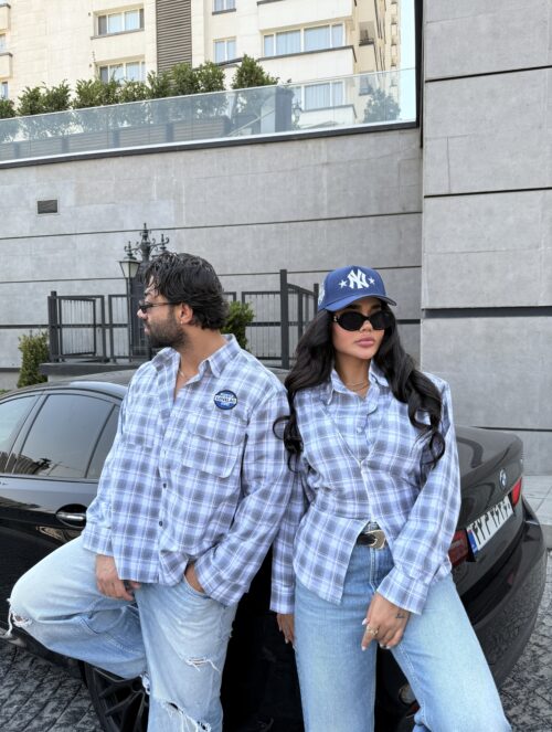شومیز چهارخانه زنانه